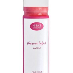 Hiba’s Collection Women Body Spray Pleasure Infact 200ml long lasting feminine deodorant spray