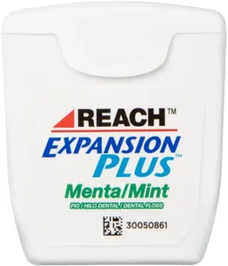Reach Expansion Plus Mint Dental Floss 50m expanding floss for plaque removal and fresh breath